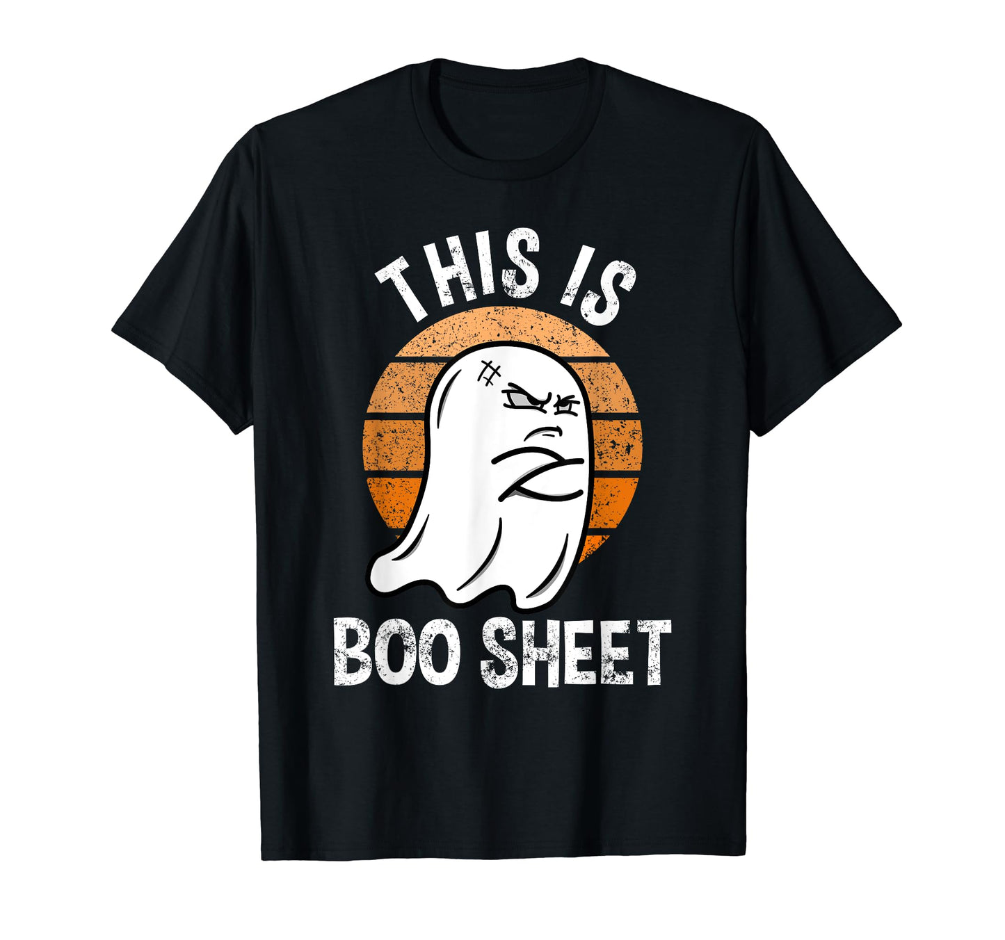 This Is Boo Sheet Funny Ghost Costume Women Men Halloween T-Shirt