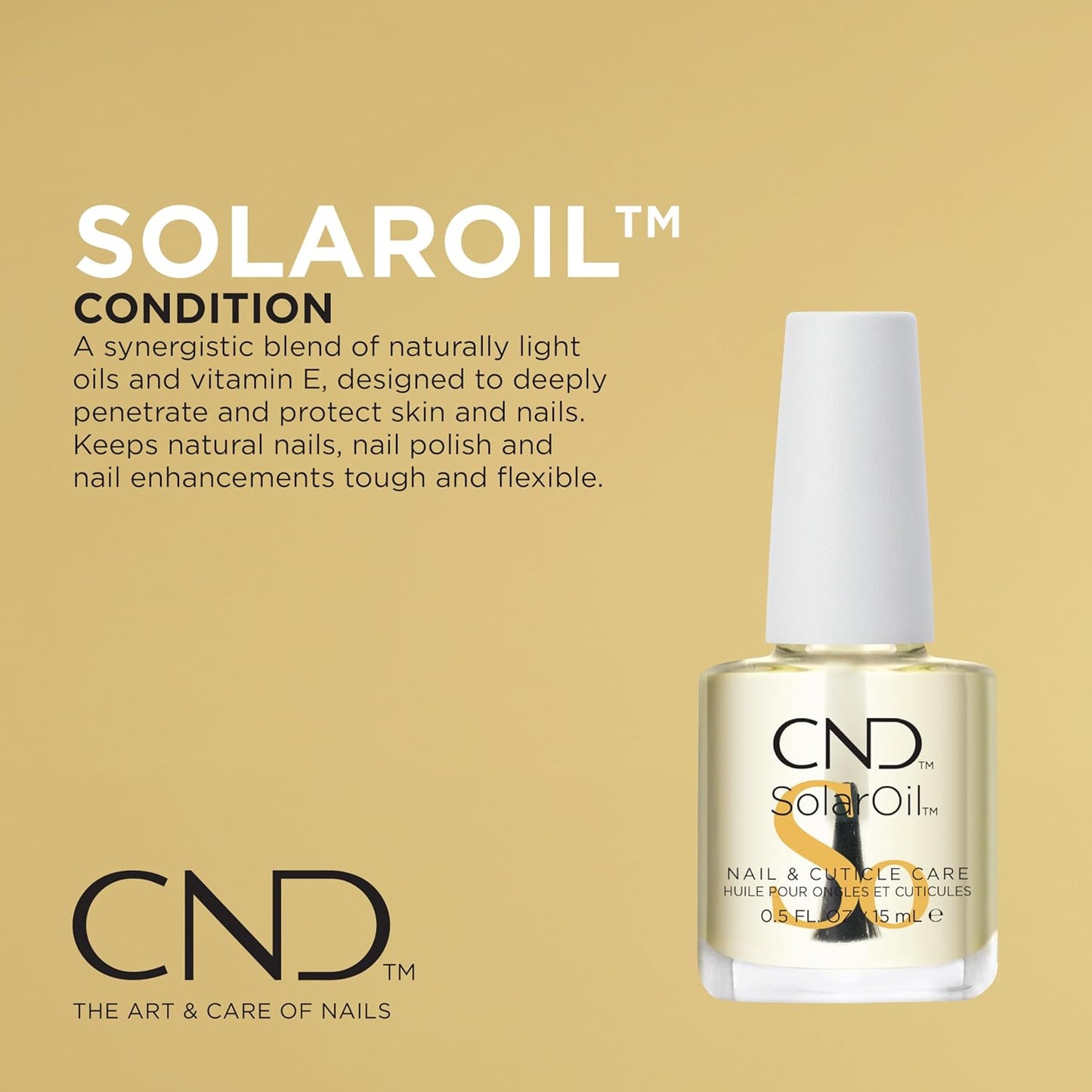CND™ Care.Condition.Coat™ Kit - Nail Strengthener, Cuticle Cream & Oil - 3-Piece Nail Treatment Set