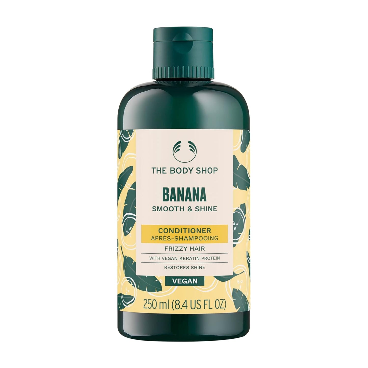 The Body Shop Banana Conditioner - Nourishing Formula for Soft, Shiny Hair | 8.4 Fl Oz