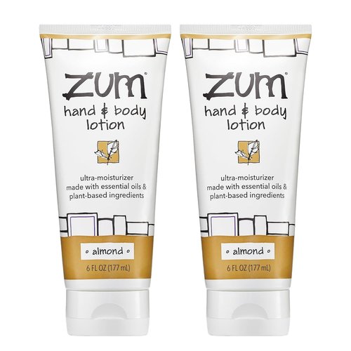 Indigo Wild Hand & Body Lotion - Natural Moisturizer with Shea Butter & Jojoba Oil - Almond Scent | 6 fl oz (2 Pack)