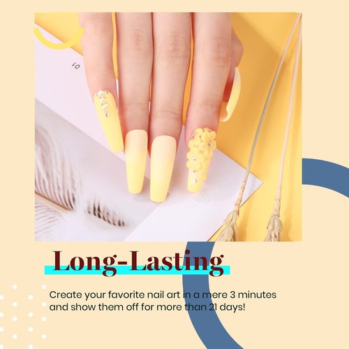 Beetles Yellow Gel Polish - Lemon Chiffon 15ML/0.51Fl Oz, Pastel Yellow Gel Nail Polish, Soak Off UV LED Lamp Pastel Nails Art, Long-Lasting Manicure Salon DIY Home Easter Spring Nails