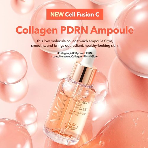 Cell Fusion C Collagen PDRN Ampoule - Salmon DNA Face Serum for Hydration & Glow | 1.18 fl. oz. / 35ml