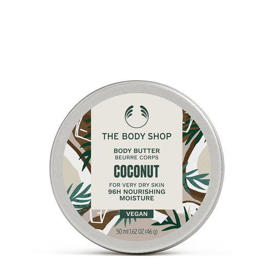 The Body Shop Coconut Body Butter - Nourishing Moisturizer for Soft Skin | 1.69 Oz