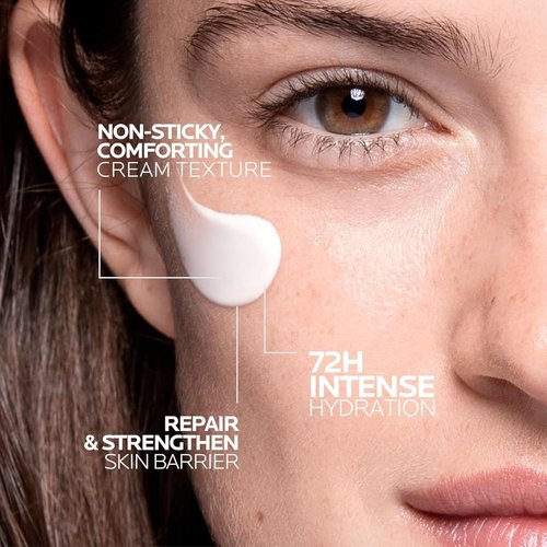 La Roche-Posay Hyalu B5 Anti-Aging Face & Neck Cream - Firming Moisturizer with 3 Types of Hyaluronic Acid, 72hr Hydration, Fragrance-Free, 1.7fl oz