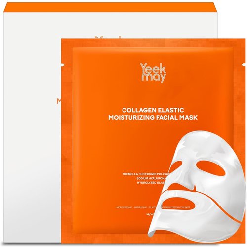 GJNL Collagen Deep Hydrating Face Mask - Pore Minimizing & Elasticity Boosting | 34g x 4 Sheets