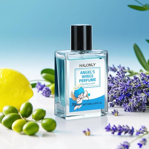 Halonly Lemon Lavender Citrus Perfume - Fresh Lemon Perfume with Lavender & Amber Base, Date Night Perfume Seductive, Office Safe Anxiety Relief Scent, Viral Sleep Fragrance, Mysterious Calm