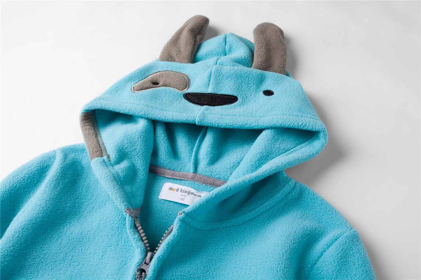 Mud Kingdom Cute Little Boy Fleece Jacket with Hood 3T Blue Dog