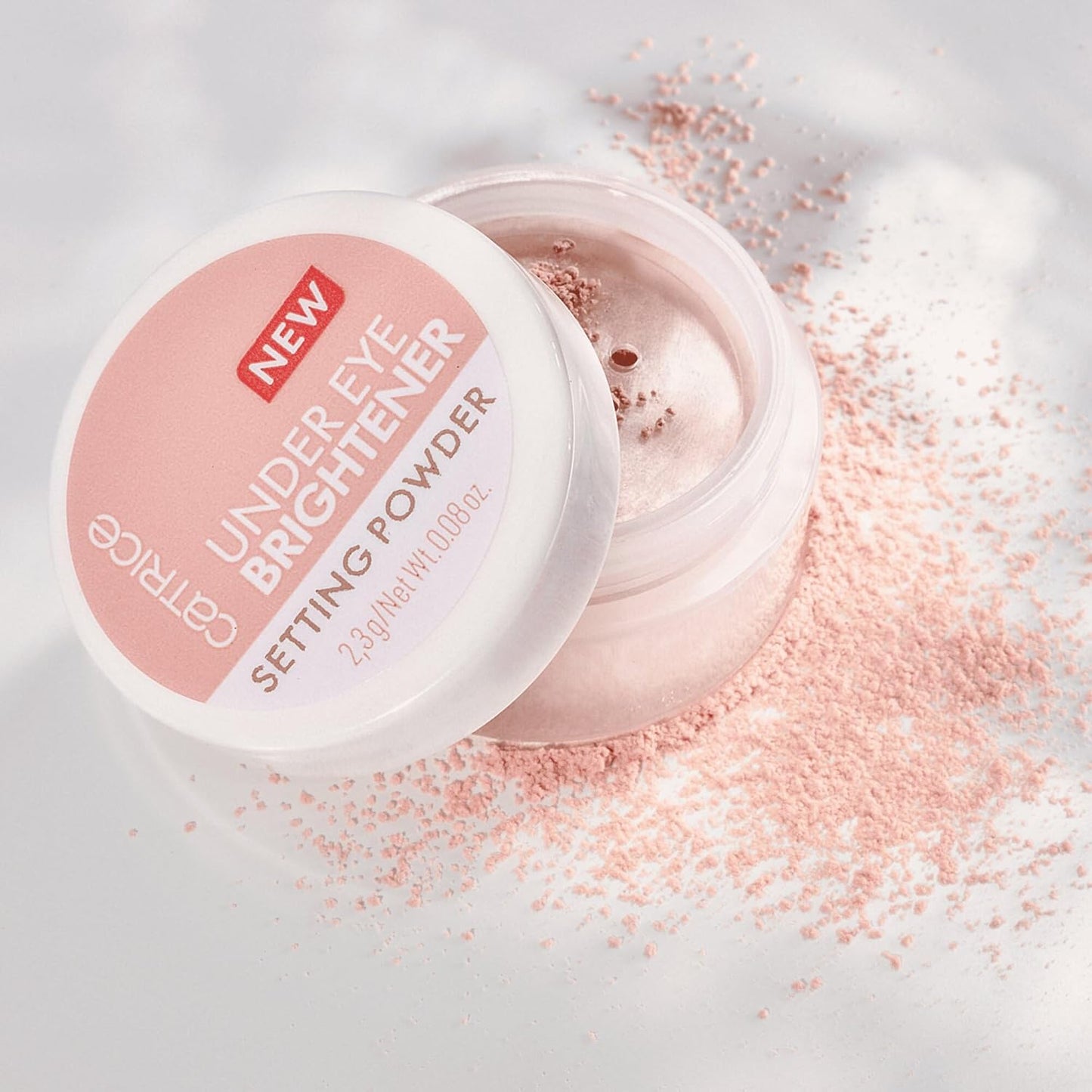 Catrice Under Eye Brightener Setting Powder - Light Rose | Brightening Soft Focus with Hyaluronic Acid | Vegan & Cruelty-Free