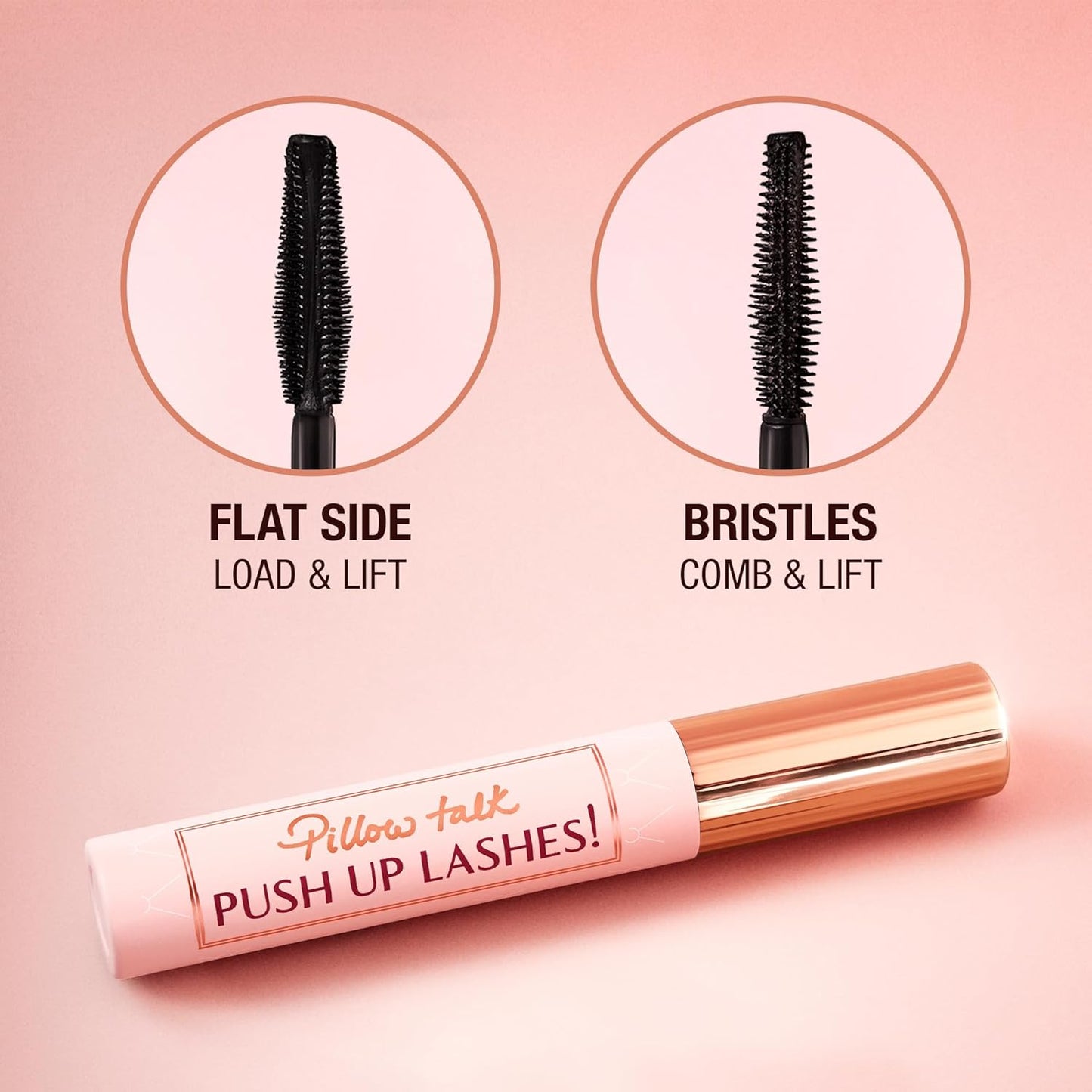 Charlotte Tilbury Pillow Talk Push Up Lashes Mascara - 24HR Lengthening & Volume Boost - Smudge-Proof Dream Pop