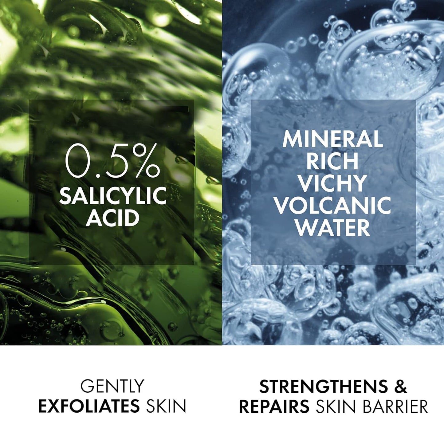 VICHY Normaderm Acne Face Wash - Salicylic Acid Cleanser for Oily Skin | Clears Clogged Pores