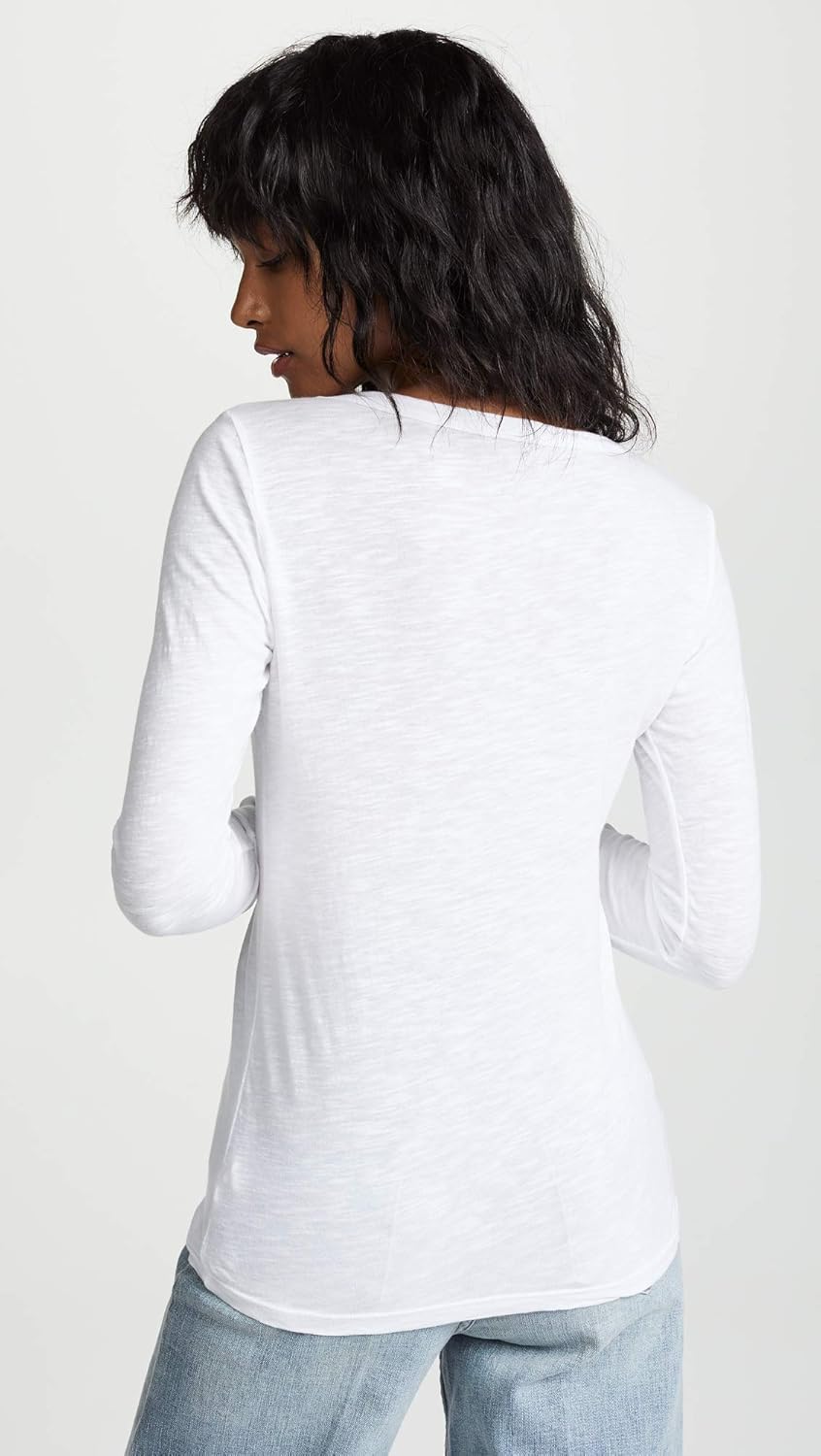 Velvet by Graham & Spencer Women's Lizzie Long Sleeve Tee - Soft, Stylish Comfort in Classic Black