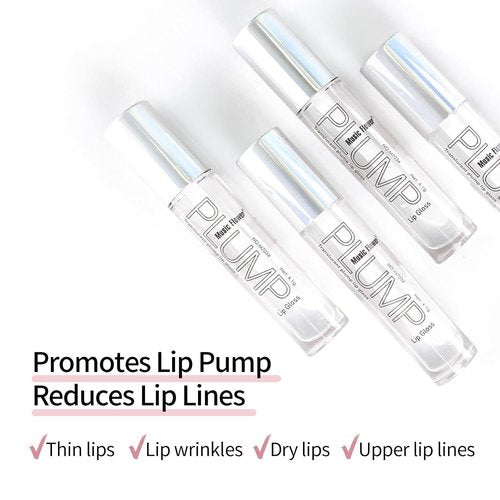 Music Flower Lip Plumper - Achieve Softer, Fuller Lips with Moisturizing Clear Gloss Formula