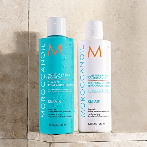 Moroccanoil Moisture Repair Shampoo & Conditioner Bundle - Nourishing Hair Care Set