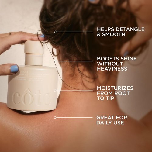 Cote Beauty Hydrating Conditioner - Effortless Detangling & Shine | Vegan, 10 Fl Oz, Omega 6 & 9 Enriched