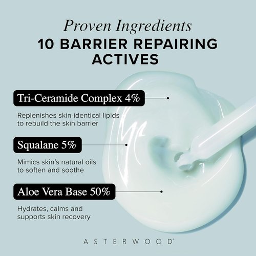 Asterwood Ceramide Barrier Repair Serum - Hydrating & Calming Facial Serum with Triple Ceramide Complex - 1 Fl Oz