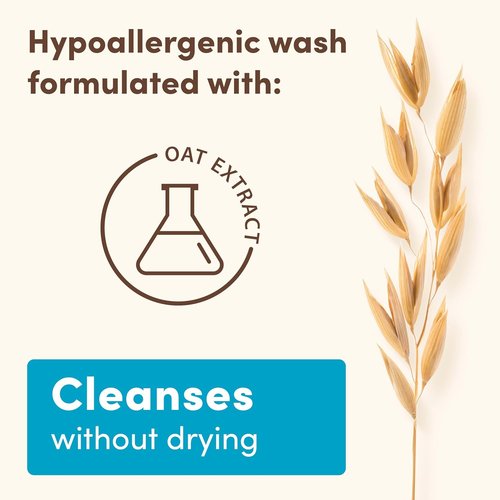 Aveeno Baby Daily Moisturizing 2-in-1 Wash & Shampoo - Gentle Cleanser with Shea Butter & Oat Extract, 12 fl. oz