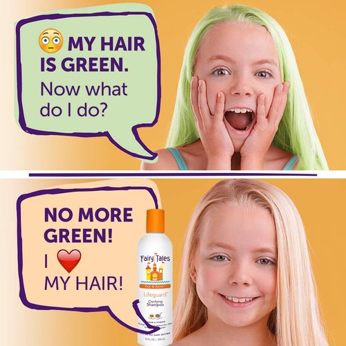 Fairy Tales Swim Shampoo & Conditioner Set - 32oz Each | Natural Chlorine Removal for Kids | Paraben-Free & Sulfate-Free