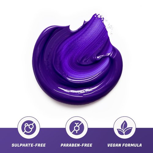 NOW BEAUTY Nourishing No Yellow Violet Shampoo - Hydrate & Remove Brassiness for Blonde Hair - 32 Oz