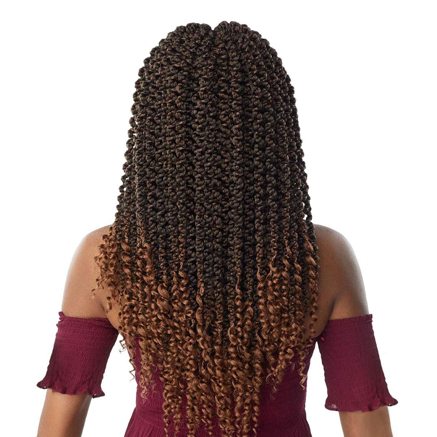 Sensationnel Crochet braids Lulutress 3X Pre-Looped 3D Passion Twist 18" (1-PACK, 1B)