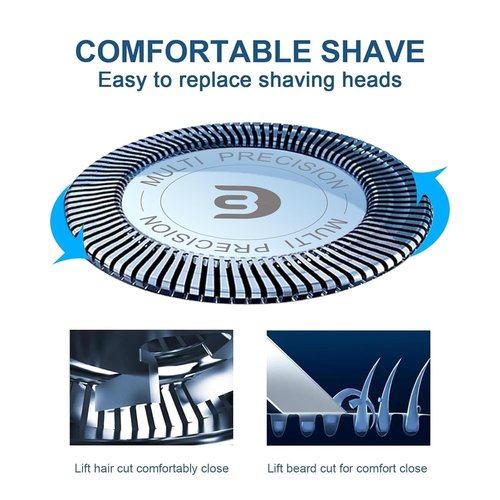 Philips Norelco SH30 Replacement Heads - Compatible Razor Blades for 1000, 2000, 3000 Series Shavers