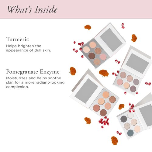 PÜR MINERALS On Point Eyeshadow Palette - Matte, Shimmer & Metallic Shades | Skincare-Infused Formula