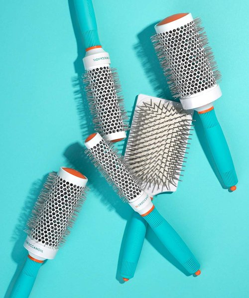 Moroccanoil Ceramic Round Brush - Professional Styling Tool for Smooth, Shiny Hair
