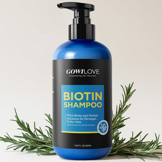 Skiennix 99% Pure Biotin Shampoo - 3X Thicker Hair Growth & 80% Less Hair Loss | 11.83oz Nourishing Formula