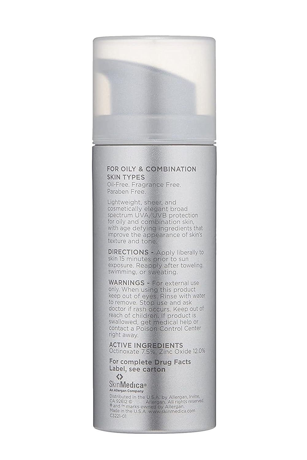 SkinMedica Essential Defense Mineral Shield SPF Sunscreen - Lightweight Facial Protection for Oily/Combination Skin, 1.85 Oz