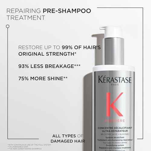 Premiere Strengthening Pre-Shampoo, Shampoo & Mask Set - Smooths & Strengthens Damaged Hair, All Types