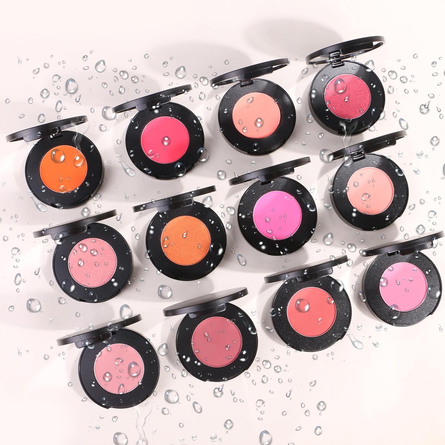 Vodisa Blush Powder Face Makeup, Matte Natural Glow Blushing Powder Blush for Cheeks Professional Facial Beauty Cosmetic Makeup Blush 12