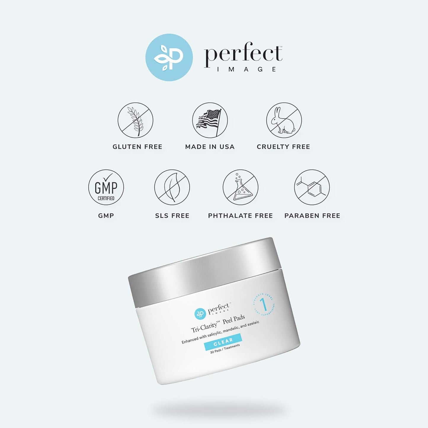 Tri-Clarity | Peel Pads with Salicylic Acid & Tea Tree Oil - 25% Strength for Clear Skin