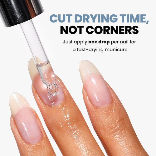 LONDONTOWN Accelerating Drying Oil - Quick Dry Polish Drops with Botanical Oils & Vitamin B5, 0.4 Fl Oz