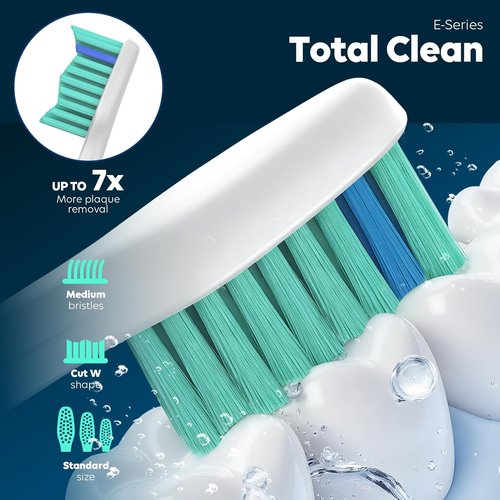 Philips Sonicare Replacement Toothbrush Heads - Compatible E-Series & More, 6-Pack