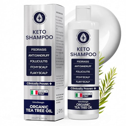 Psoriasis Shampoo - Medicated Anti-Dandruff Treatment for Flaky Scalp & Seborrheic Dermatitis - 200ml