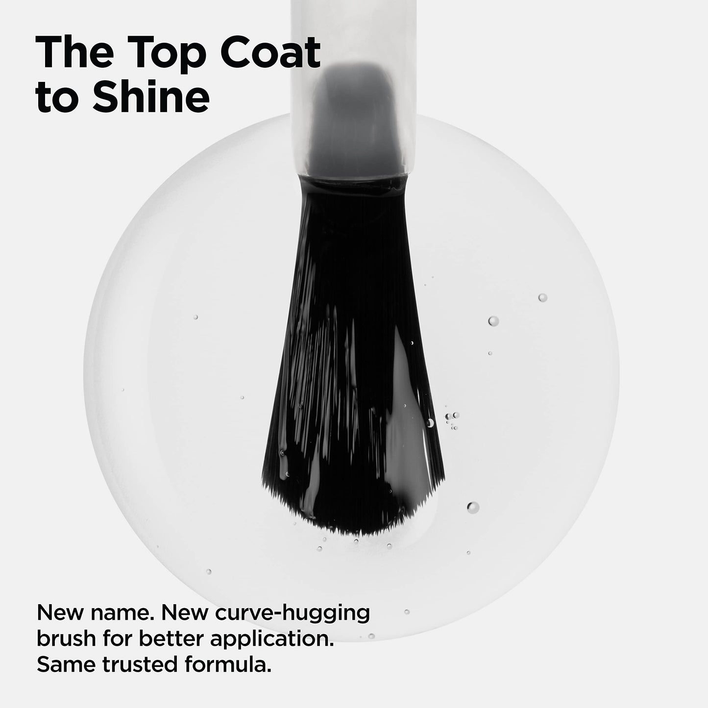 CND Vinylux Long Wear Shine Top Coat, Quick Drying Formula, Easy to Remove, 0.5 Fl Oz