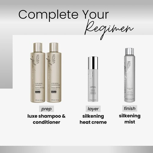 Kenra Professional Platinum Silkening Mist 80% | Brilliant Shine Spray | Smooths Flyaways, Detangles and Tames Frizz | Humidity Protection | All Hair Types | 5.3 oz