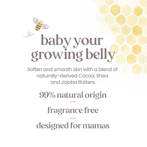 Burt's Bees Mama Belly Butter - Stretch Mark Cream for Pregnancy & Postnatal Care | 6.5 Oz (Pack of 3)