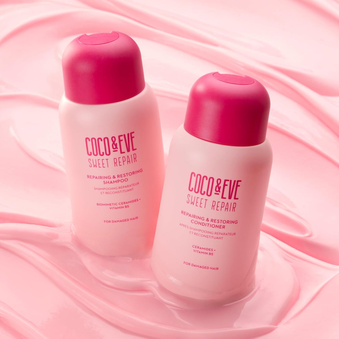Coco & Eve Repair & Restore Shampoo & Conditioner Bundle - Hydrating Set for Damaged Hair (18.94 Fl Oz)
