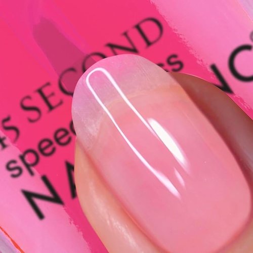 Nails Inc 45 Second Speedy Gloss - Sheer Pink Vegan Nail Polish | Quick-Dry, Long-Lasting Finish, 0.47 Fl Oz