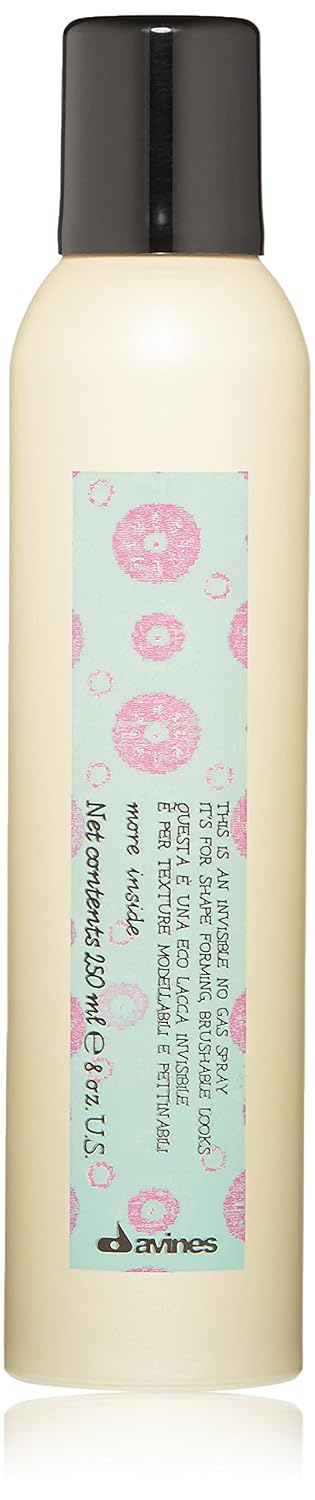 Davines Invisible No Gas Spray - Humidity-Resistant Non-Aerosol Hairspray for Flexible Hold | 8 Oz