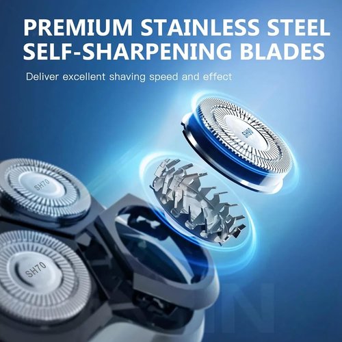Philips Norelco SH90 Replacement Heads - Upgrade Double Blades for Series 9000 & 8000 Shavers