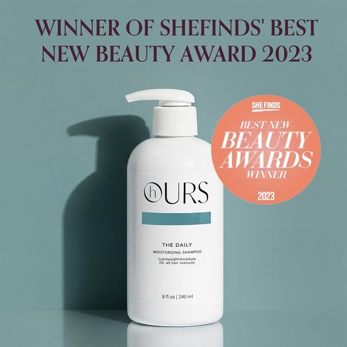 hOURS Daily Moisturizing Shampoo - Sulfate-Free Cleanser with Biotin & Avocado Oil | 8 oz for All Hair Types
