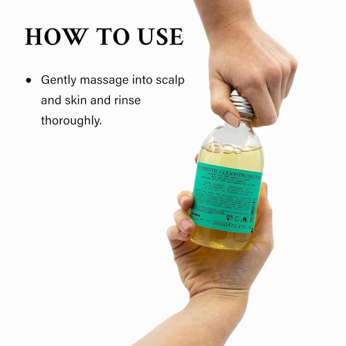 Davines Authentic Cleansing Nectar - Multi-Functional Shampoo & Body Wash | Gentle Oil-Based Cleanser with 98% Natural Ingredients - 9.47 Fl Oz