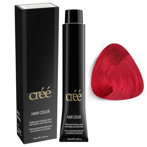 Cree Professional Red Hair Color - Long-Lasting, Rich Vibrant Formula - 100ml | 3.4 fl. oz.