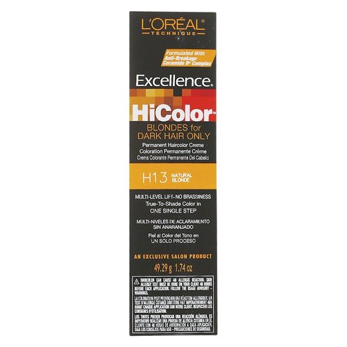 L'Oréal Technique HiColor Permanent Hair Color - Lifts Dark Hair in One Step | Rich, Smooth Formula, No Brassiness