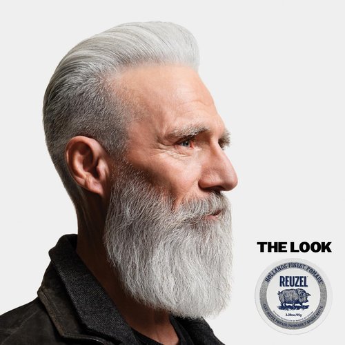 Reuzel Clay Matte Pomade - Medium Hold, Water Soluble, Flake-Free, Easy Wash Out | For All Hair Types