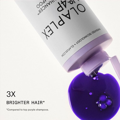 Olaplex Nº.4P Blonde Enhancer Purple Toning Shampoo - Neutralizes Brassiness & Strengthens Hair | Hydrates All Hair Types