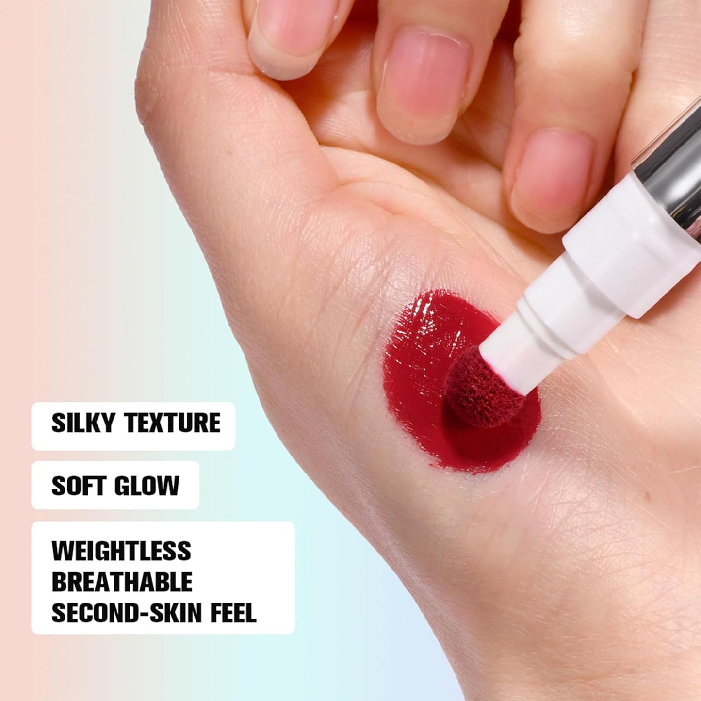 Skiennix Liquid Blush - High Pigment Buildable Cream for Radiant Cheeks | Natural Dewy Finish (#3 Nude Mauve, 1 PC)