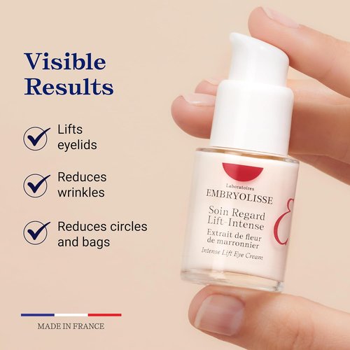 Embryolisse Intense Lift Eye Cream - Targeted Anti-Aging Treatment With Hyaluronic Acid | 0.5 Fl Oz
