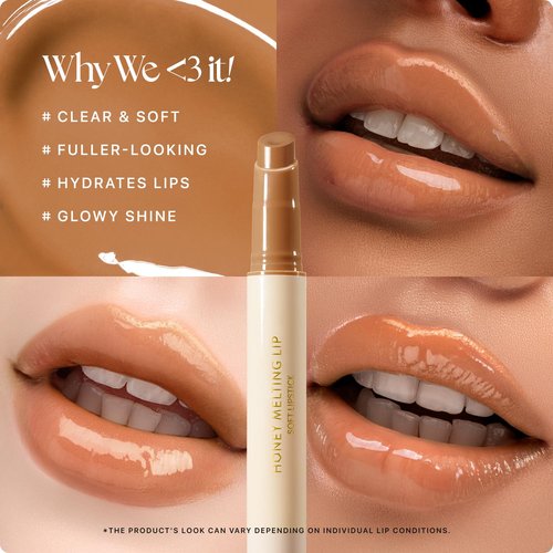 Nature Republic Honey Melting Lip Stick - Hydrating Gloss & Moisturizing Balm in 00 Chai Milk Tea | Sheer Tint & Glowy Finish